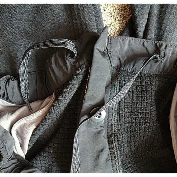 Patagonia Joggers Size XXL Black Textured Knit Elastic Waistband Pockets Outdoor - Picture 6 of 12